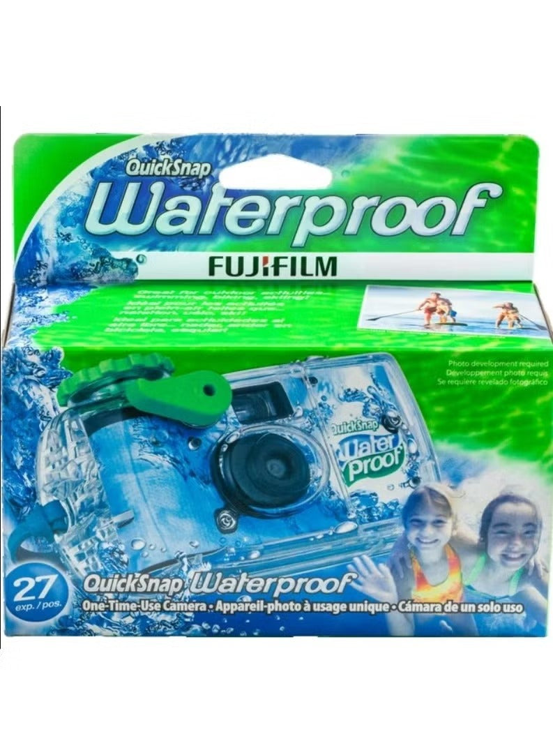 Fujifilm Quicksnap Waterproof 35mm Disposable Camera 27 Exposures Fujifilm Quicksnap Waterproof 35mm Disposable Camera 27 Exposures